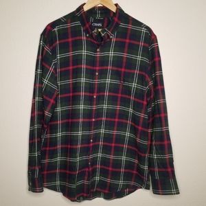 Vintage CHAPS Plaid 90's button up